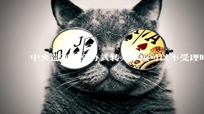 中央巡视组交办式转办事项可以不受理吗？