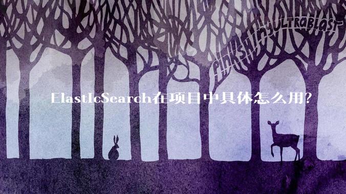 ElasticSearch在项目中具体怎么用？