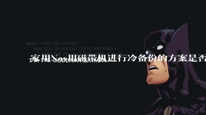 家用Nas用磁带机进行冷备份的方案是否可行？