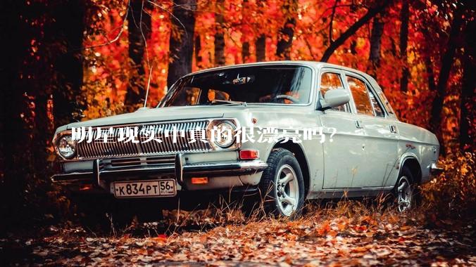 明星现实中真的很漂亮吗？